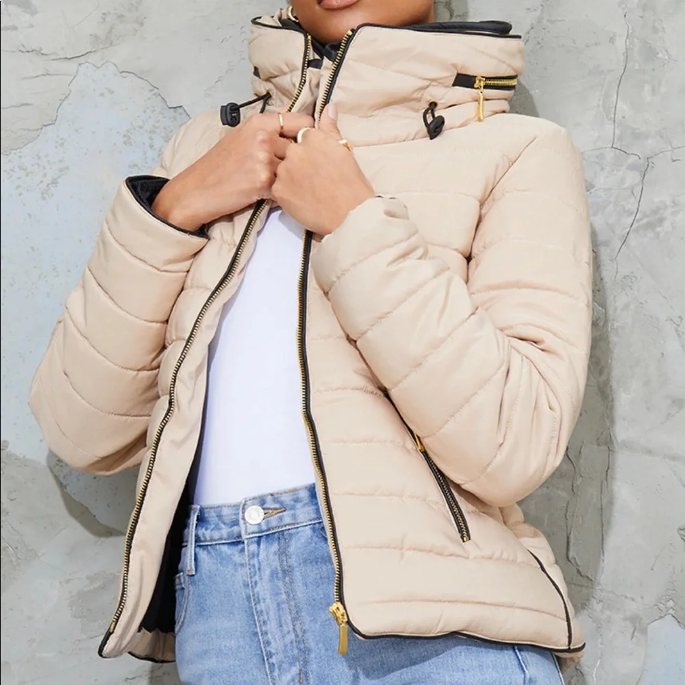 ✨PRETTY LITTLE THING MARA PUFFER JACKET UK 🇬🇧 - Picture 6 of 7